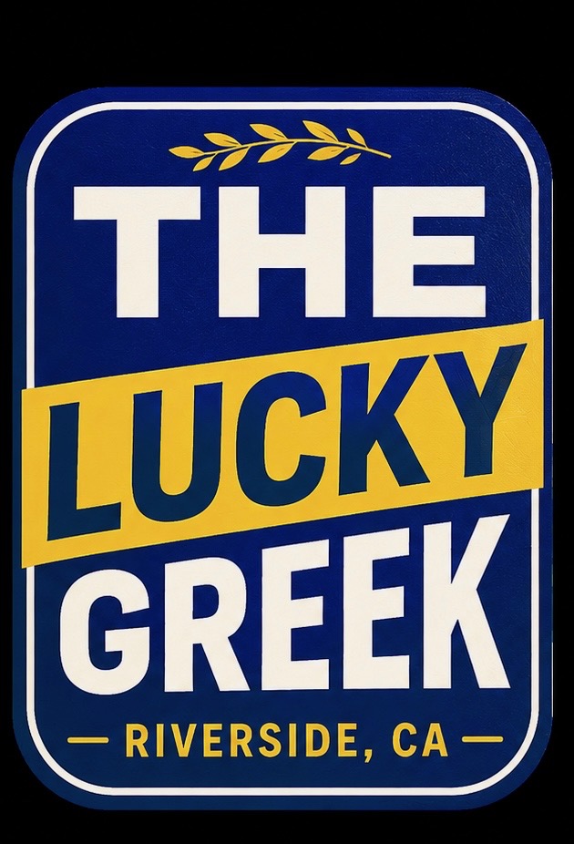 The Lucky Greek — Riverside, CA logo